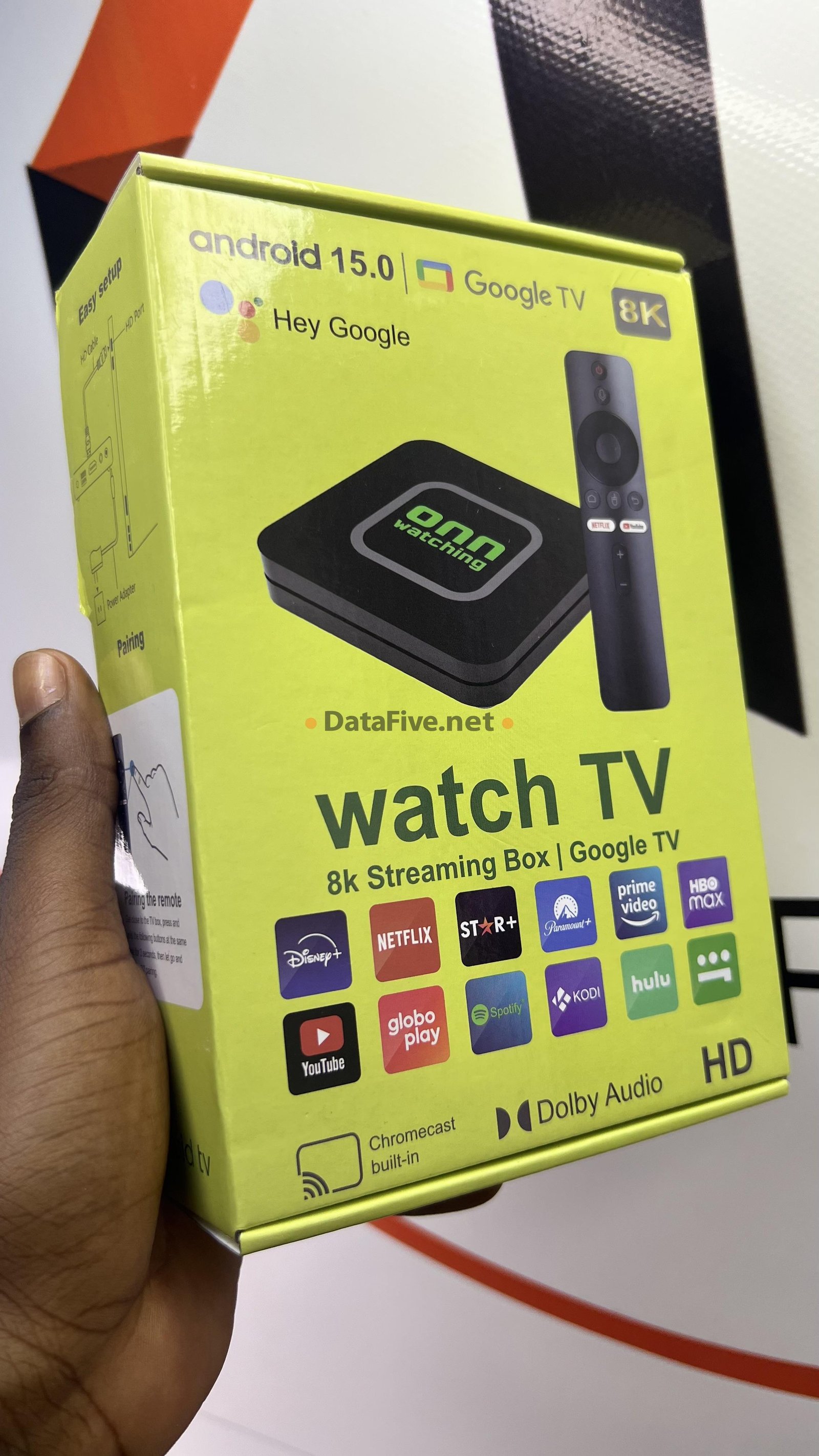 TV BOX 8 GB/128 GB Yellow
