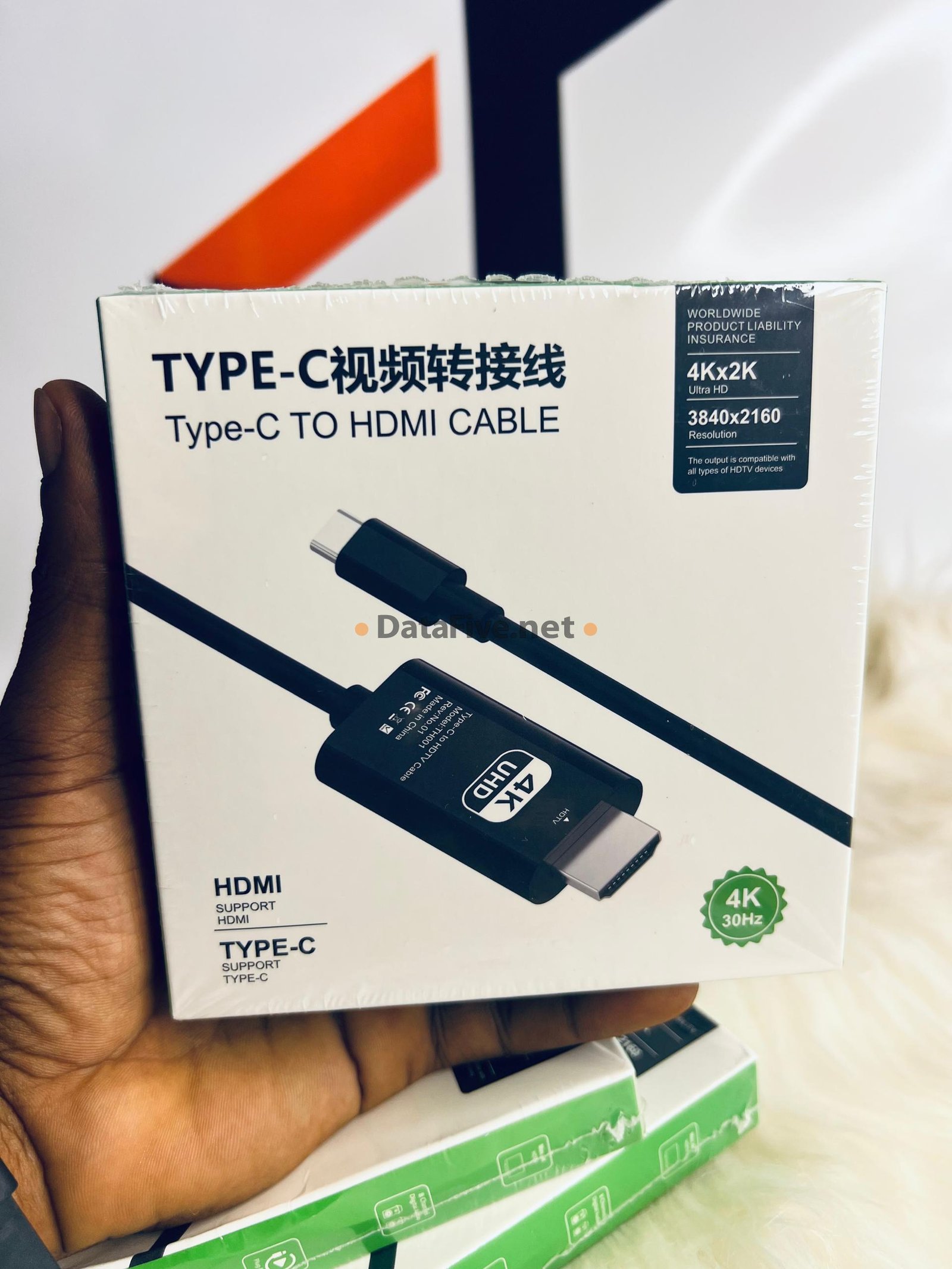Cable Type C à HDMI 4KUHD