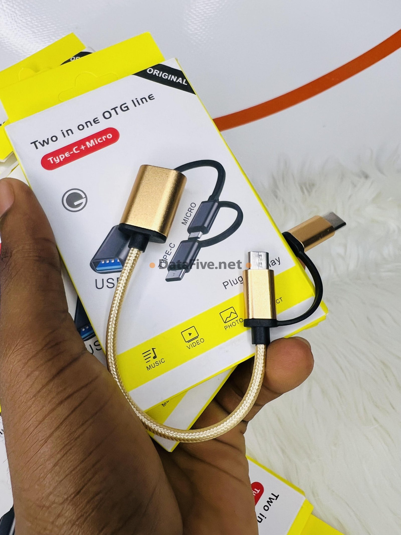 Adaptateur OTG 2 en 1