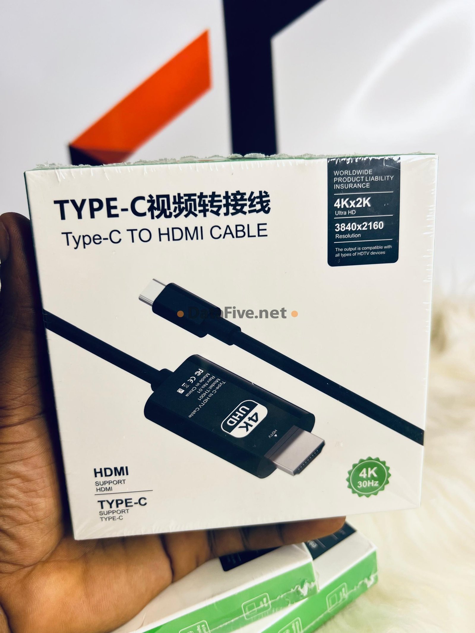Cable Type C à HDMI 4KUHD